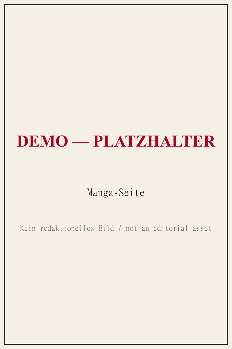 DEMO Platzhalter — Manga-Seite. Kein redaktionelles Bild.